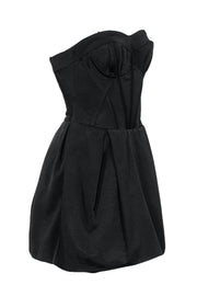 Current Boutique-Jill Stuart - Black Strapless Corset-Style Mini Dress Sz 2