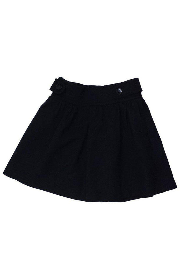 Current Boutique-Jill Stuart - Black Wool Miniskirt Sz 0