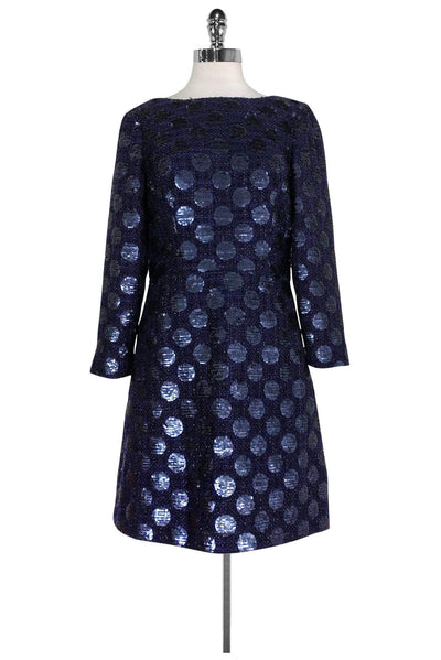 Current Boutique-Jill Stuart - Blue Sequin Dress Sz 8