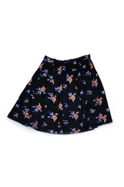 Current Boutique-Jill Stuart - Embroidered Black Full Skirt Sz 2