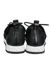 Current Boutique-Jimmy Choo - Metallic Black Bungee Sneakers Sz 7