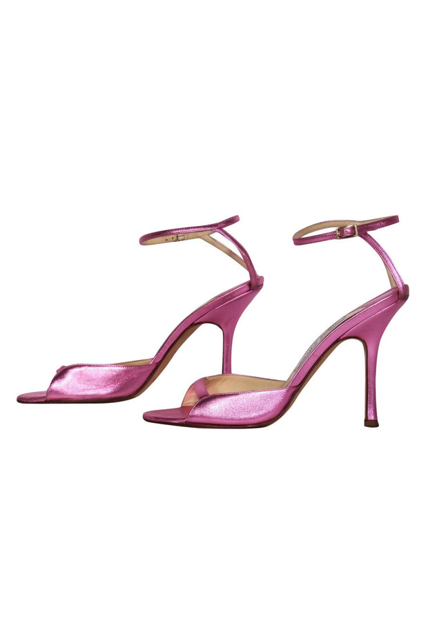 The Ginger Heels by ShuShop in Metallic Pink and Gold – Jules & James  Boutique