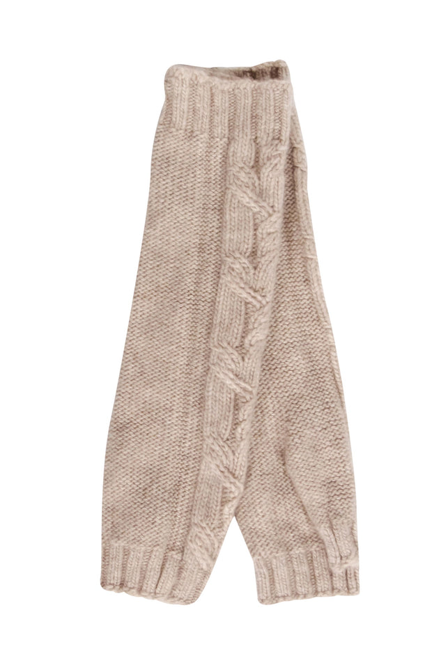Current Boutique-Johnstons of Elgin - Tan Cashmere Arm Warmers