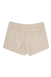 Current Boutique-Joie - Beige Woven Cotton Shorts Sz 0