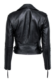 Current Boutique-Joie - Black Leather Moto Jacket Sz XS