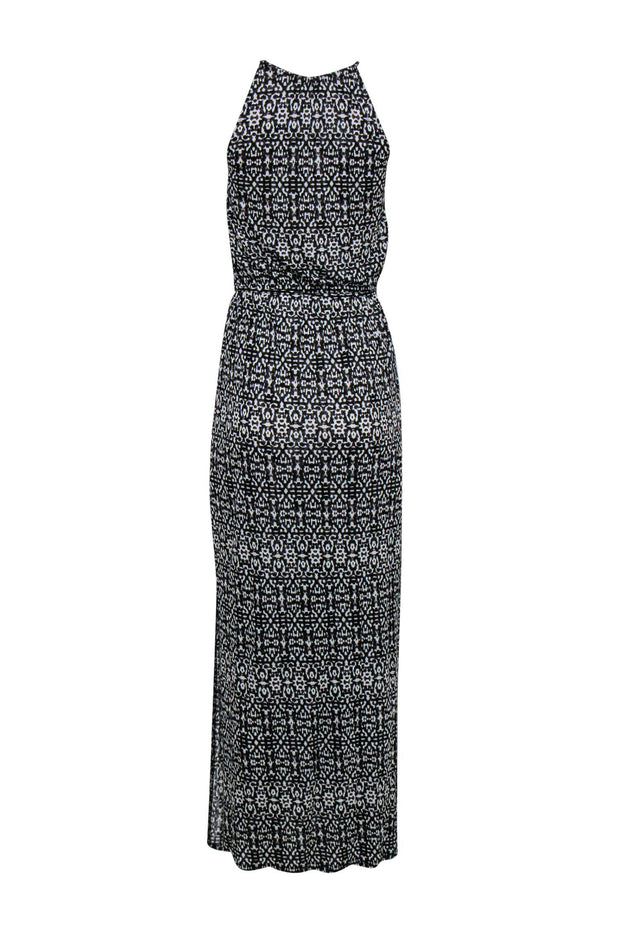 Current Boutique-Joie - Black & White Printed Sleeveless Maxi Dress Sz XXS