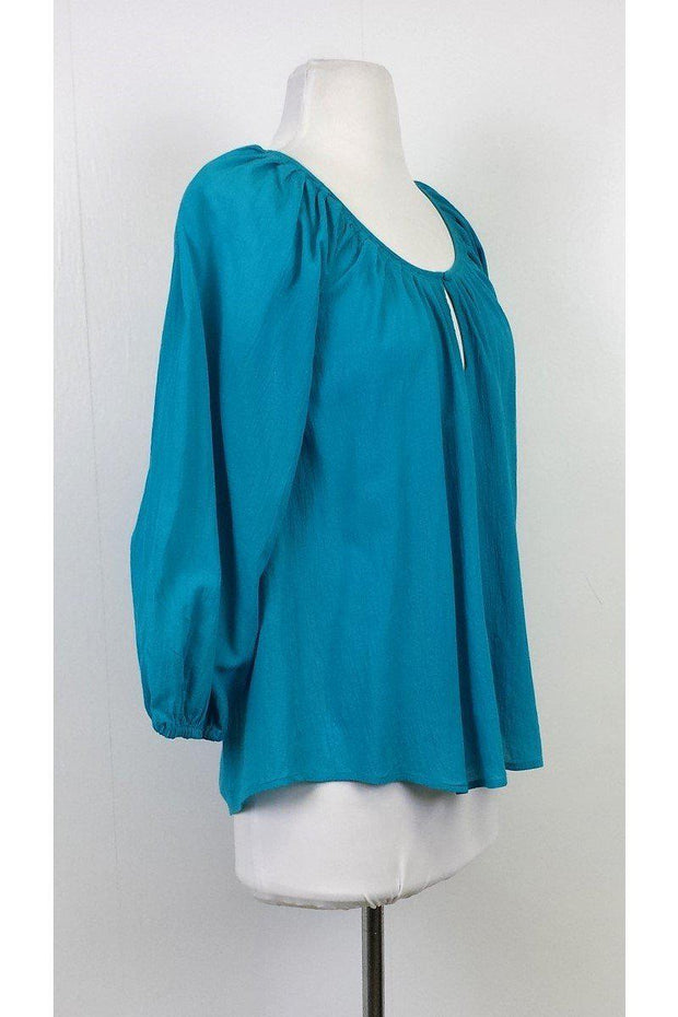 Current Boutique-Joie - Bright Blue Cotton Blouse Sz XS