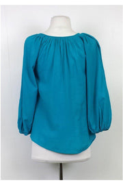 Current Boutique-Joie - Bright Blue Cotton Blouse Sz XS