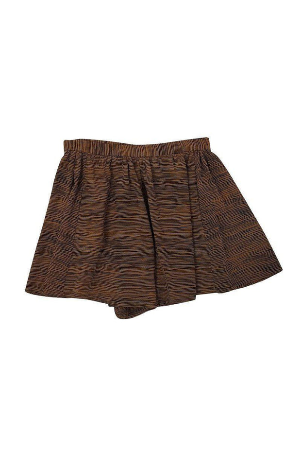 Current Boutique-Joie - Brown Striped Shorts Sz M