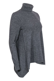Current Boutique-Joie - Charcoal Scarf Hem Wool & Cashmere Turtleneck Sweater Sz M
