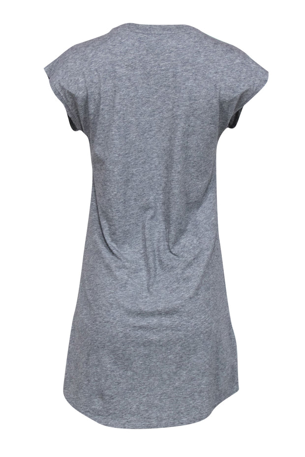 Current Boutique-Joie - Grey Cap Sleeve Cotton T-Shirt Dress Sz XXS