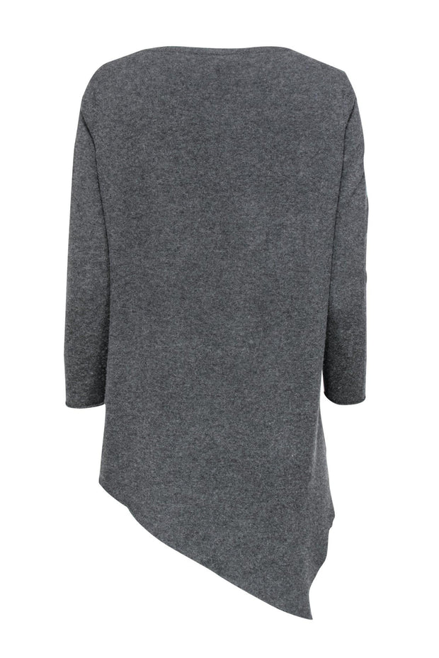 Current Boutique-Joie - Grey Oversized Sweater w/ Asymmetrical Hem Sz S