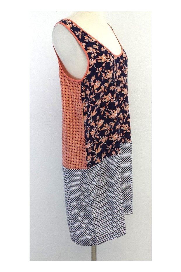 Current Boutique-Joie - Mixed Pattern Sleeveless Silk Dress Sz M