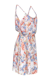 Current Boutique-Joie - Multicolor Floral Print Silk Sleeveless Dress Sz S
