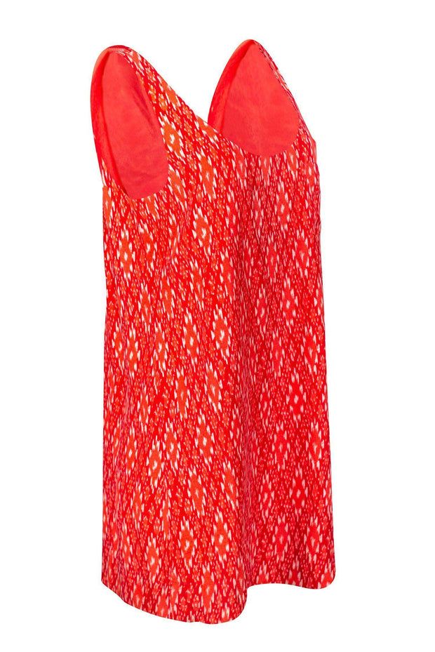 Current Boutique-Joie - Pink Silk Patterned Dress Sz M