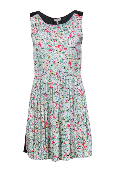 Current Boutique-Joie - Pleated Floral Dress Sz S