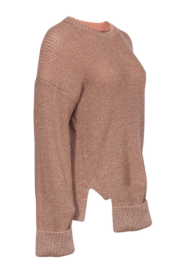 Current Boutique-Joie - Rose Gold Glitter Knit Sweater Sz XS