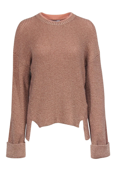 Current Boutique-Joie - Rose Gold Glitter Knit Sweater Sz XS