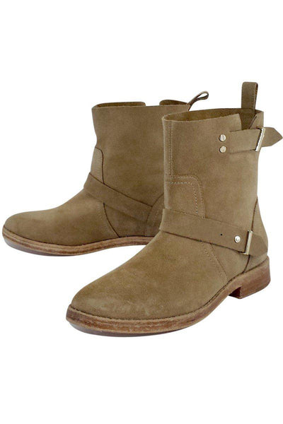 Current Boutique-Joie - Tan Suede Hoxton Ankle Boots Sz 5.5