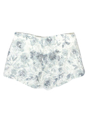 Current Boutique-Joie - White & Blue Lace Cotton Shorts Sz 2