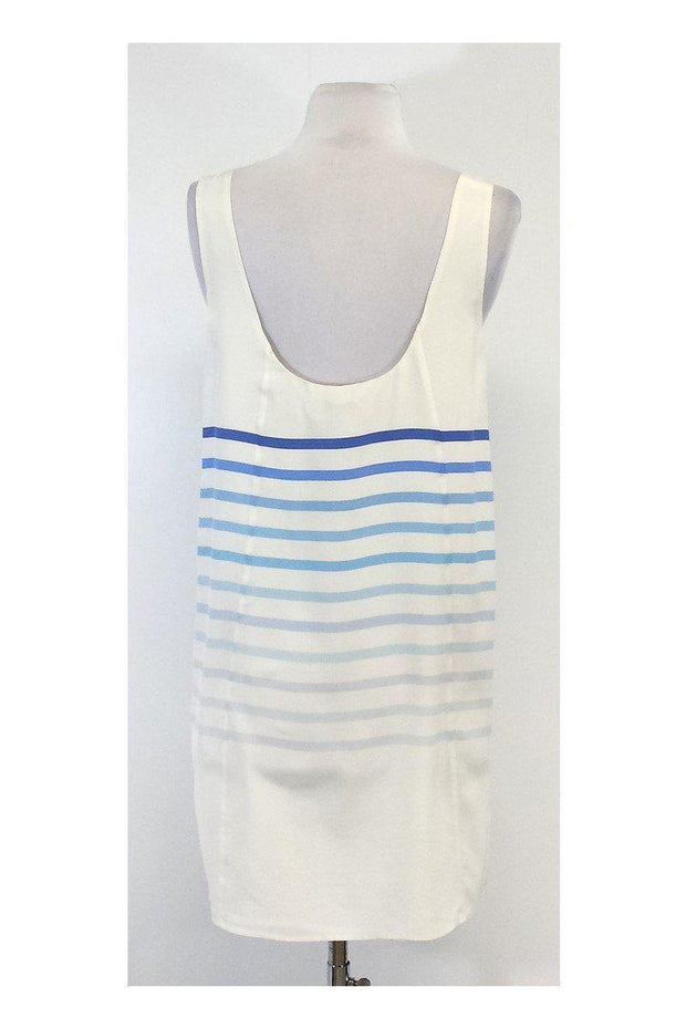Current Boutique-Joie - White & Blue Striped Tank Dress Sz M