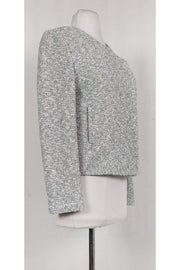 Current Boutique-Joie - White & Blue Tweed Jacket Sz M