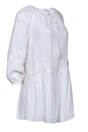 Current Boutique-Joie - White Boho Peasant Dress Sz XS