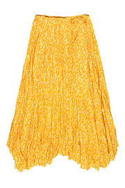 Current Boutique-Joie - Yellow Printed Maxi Skirt Sz M