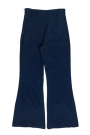 Current Boutique-Jonathan Simkhai - Navy Blue Straight-Leg Pants w/ Cutouts Sz 4
