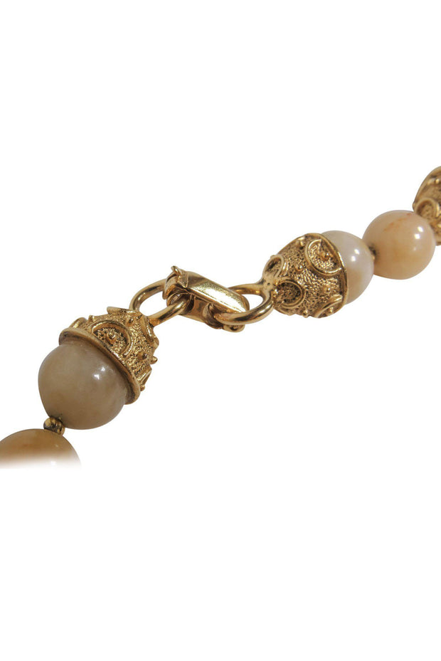 Current Boutique-Jose & Maria Barrera - Gold-Toned Barraco Bauble Necklace w/ Pendant