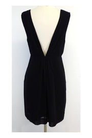 Current Boutique-Joseph - Black Silk Sleeveless Dress Sz 6