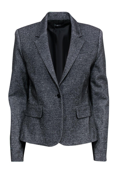 Current Boutique-Joseph - Gray Heathered Single Button Blazer Sz 10