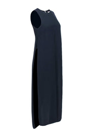 Current Boutique-Kall Meyer - Navy Wool Tank w/ Long Draping Sz 6