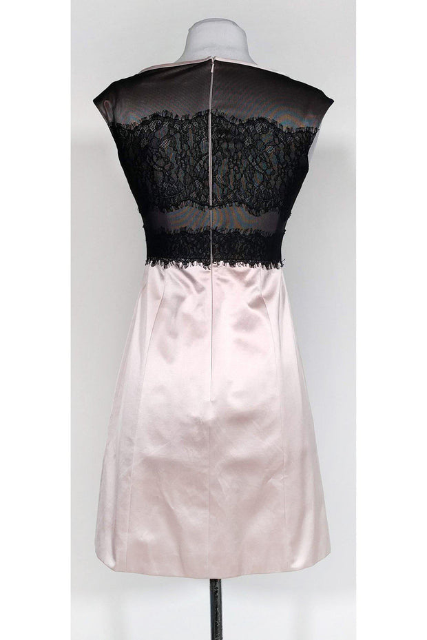 Current Boutique-Karen Millen - Black & Pink Lace Bodice Dress Sz 4