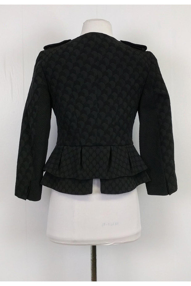 Current Boutique-Karen Millen - Black Textured Jacket Sz 4