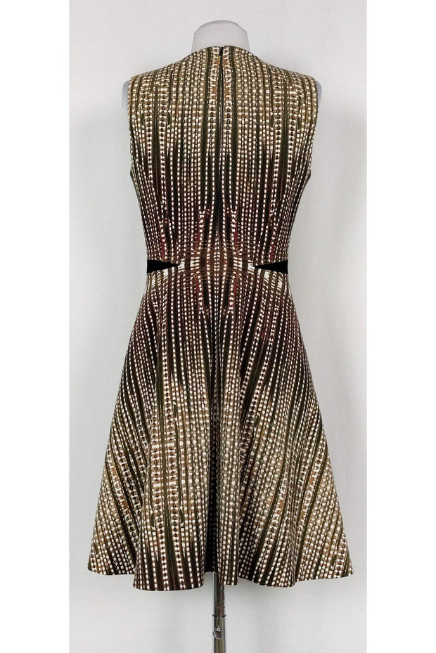Current Boutique-Karen Millen - Brown & Green Printed Dress Sz 8