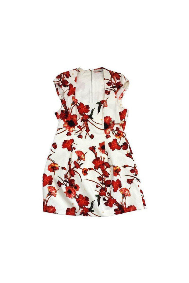 Current Boutique-Karen Millen - Multicolor Floral Sleeveless Dress Sz 12