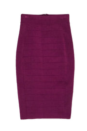 Current Boutique-Karen Millen - Purple Midi Bandage Skirt Sz 2