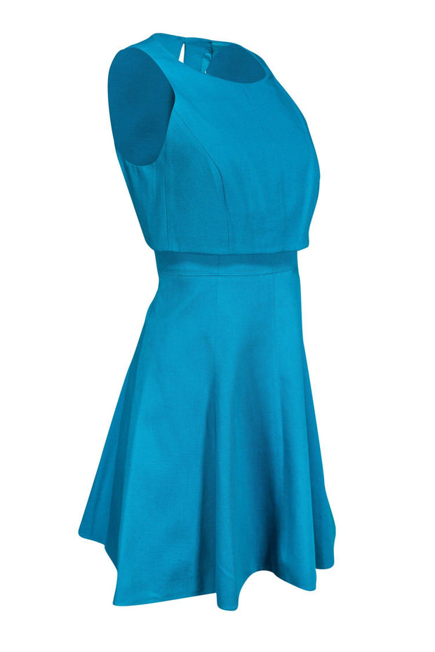 Current Boutique-Karen Millen - Turquoise A-Line Dress Sz 8