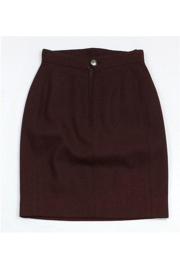 Current Boutique-Karl Lagerfeld - Brown Wool Skirt Sz 2