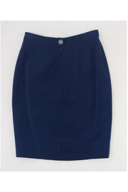 Current Boutique-Karl Lagerfeld - Navy Blue Wool Skirt Sz 0
