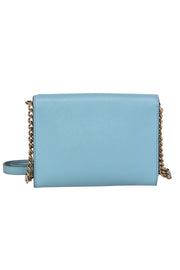 Current Boutique-Kate Spade - Baby Blue Leather Envelope Crossbody Mini Bag
