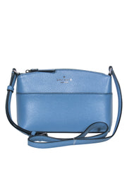 Current Boutique-Kate Spade - Baby Blue Textured Leather Crossbody