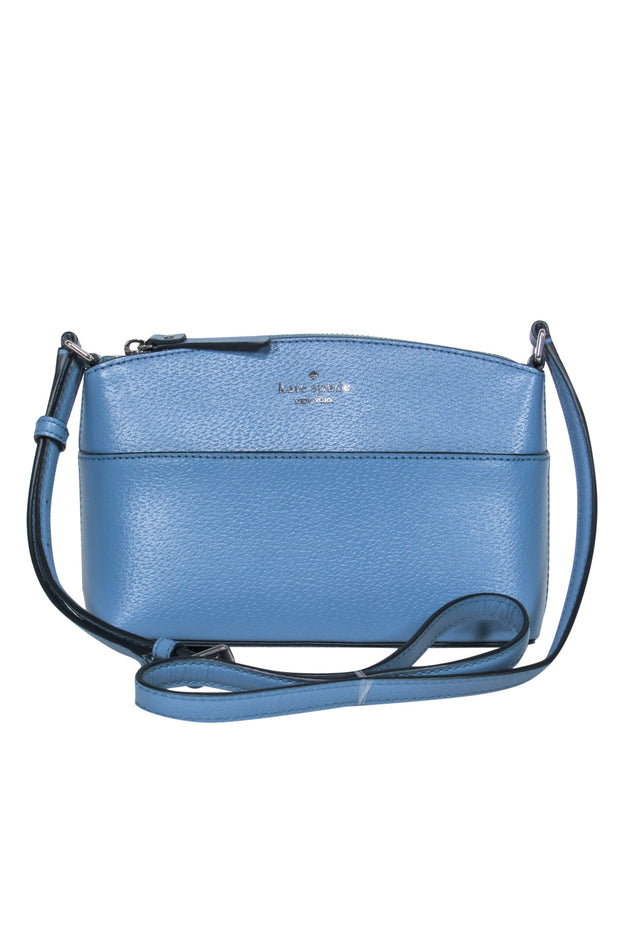 Kate Spade - Baby Blue Textured Leather Crossbody – Current Boutique