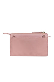 Current Boutique-Kate Spade - Baby Pink Pebbled Leather Crossbody Wallet
