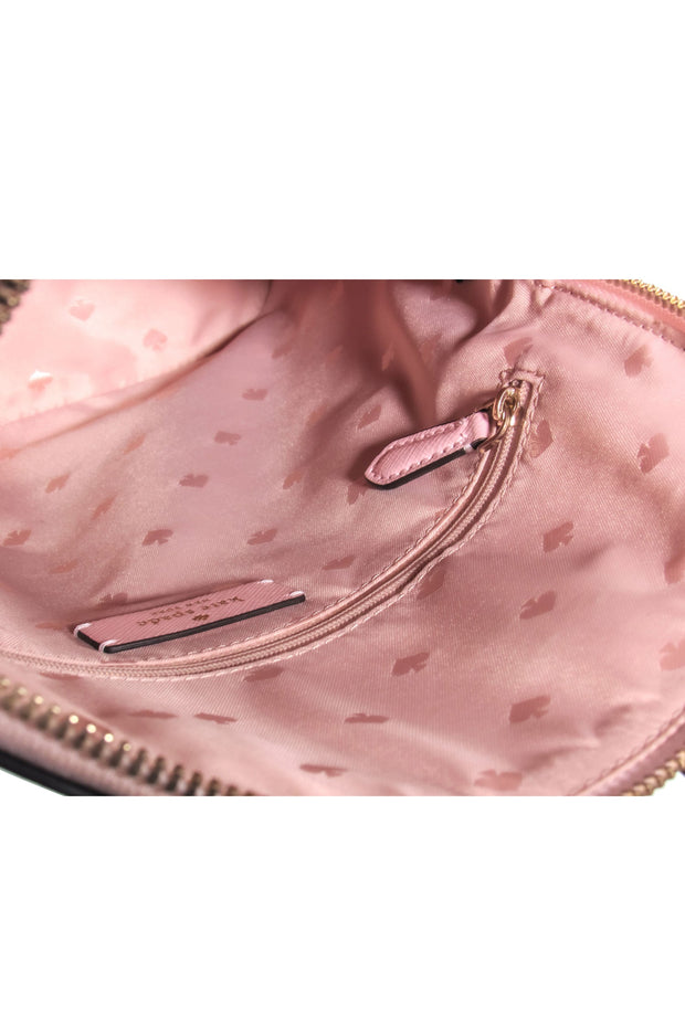 Current Boutique-Kate Spade - Baby Pink Textured Backpack w/ Outside Pocket & Top Handle