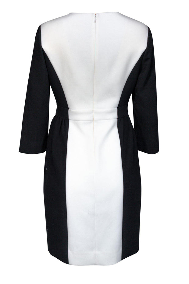 Current Boutique-Kate Spade - Black & Cream Fit & Flare Dress Sz 6