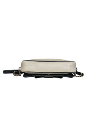 Current Boutique-Kate Spade - Black & Cream Leather Crossbody w/ Bow
