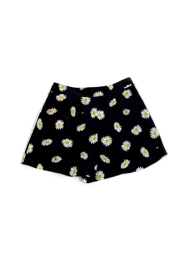 Current Boutique-Kate Spade - Black Daisy & Bee Print Shorts Sz 2