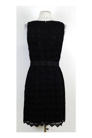 Current Boutique-Kate Spade - Black Embellished Waist Lace Dress Sz 6